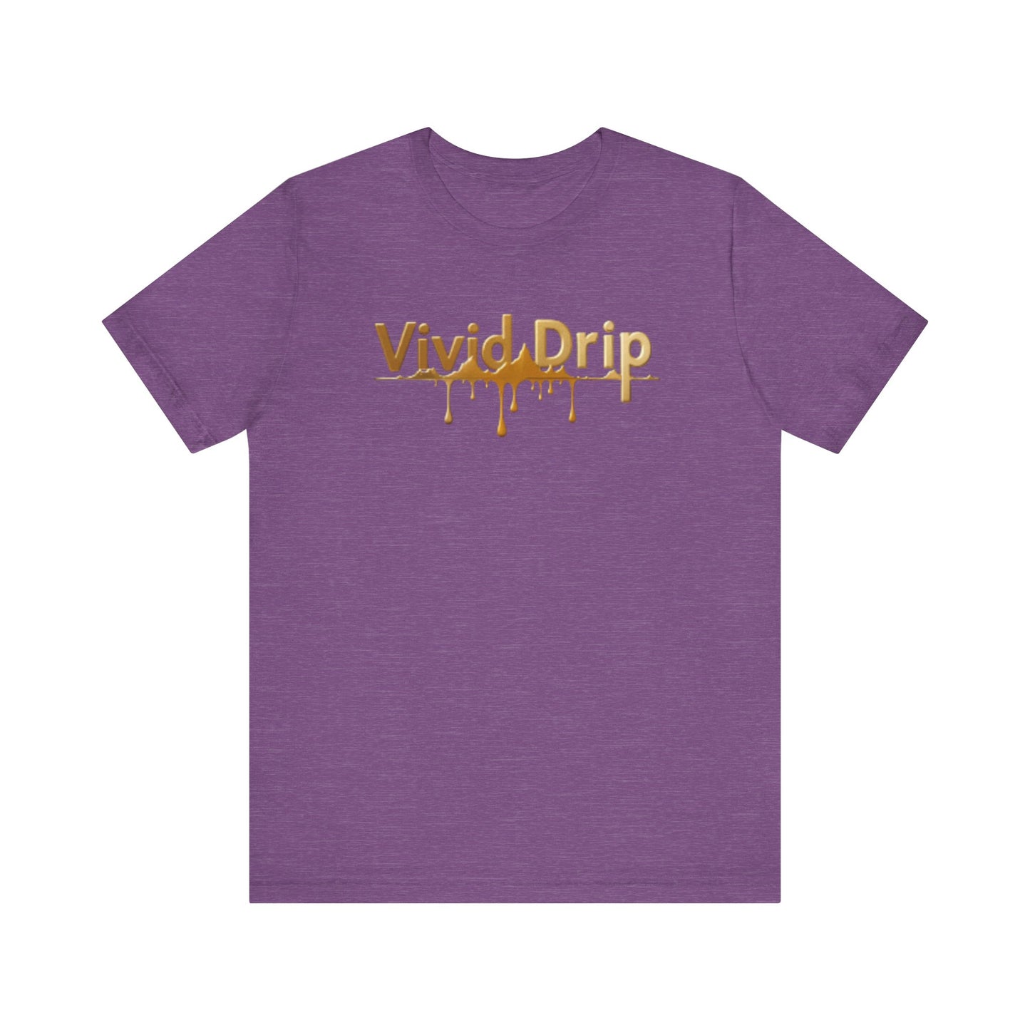 Vivid Drip Gold Logo Tee